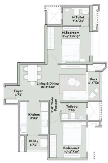 Published apartment layout