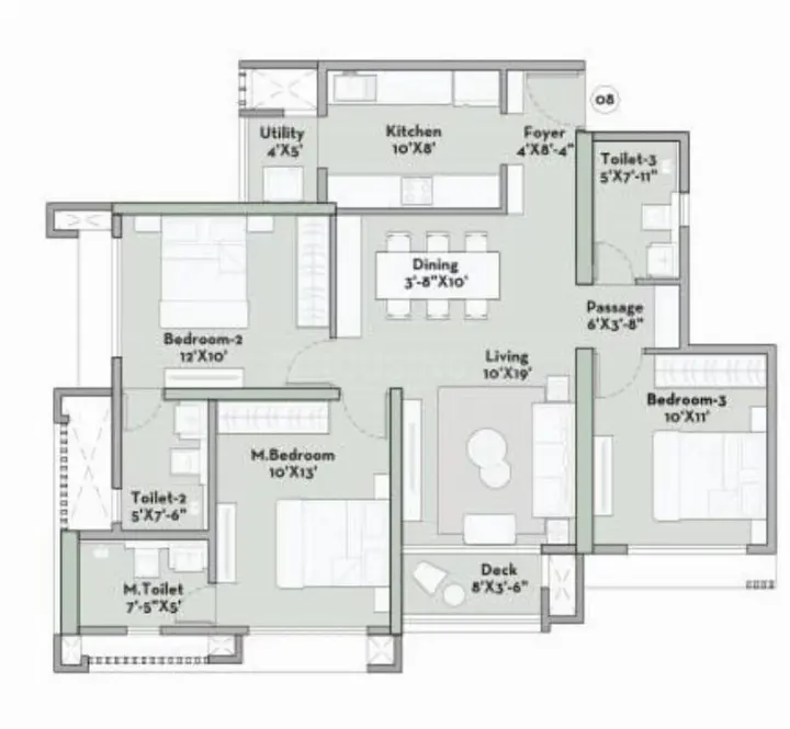 Published apartment layout