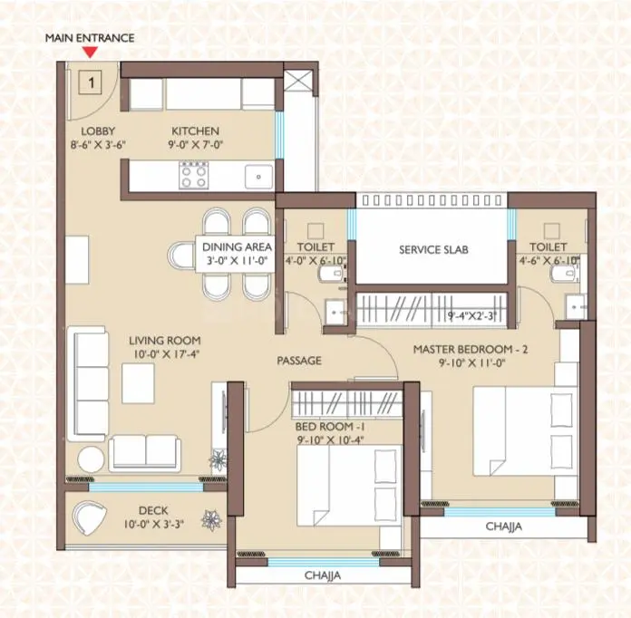 Published apartment layout