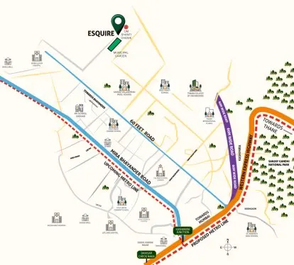 JP Esquire — Location Map