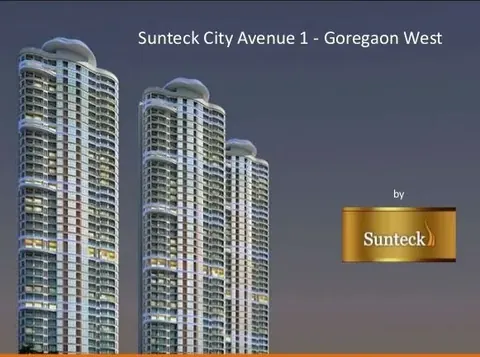 Sunteck City Avenue 1 — Tower exterior
