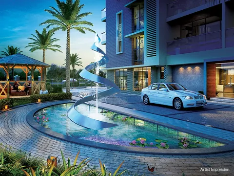 Ruparel Panache — Landscaped entrance · project illustration