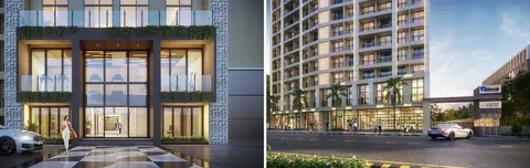 Raunak Serene — · Tower entrance · Artist’s impression