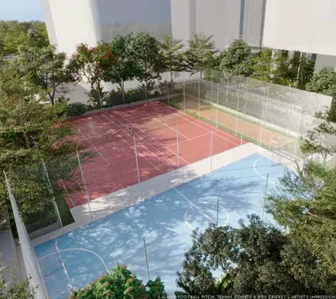 Rustomjee La Vie — Outdoor sports courts