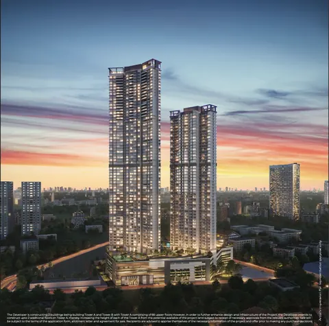 Godrej Avenue Eleven B — Tower exterior