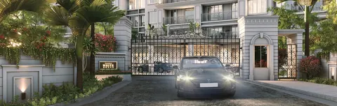 Raunak White House — · Entrance gate · Artist’s impression
