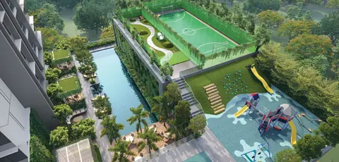 Lodha Marq — Landscaped outdoor spaces