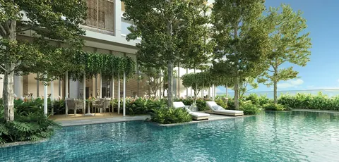 Lodha Marq — Pool and leisure deck
