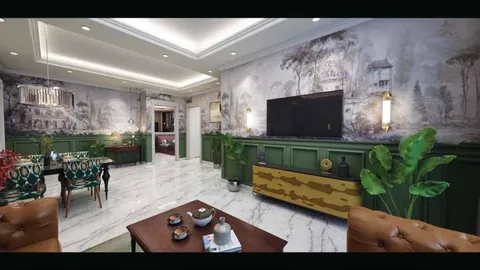 Suraj Park View 1 — Living room · project illustration