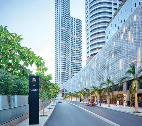 Lodha World View — · Street frontage