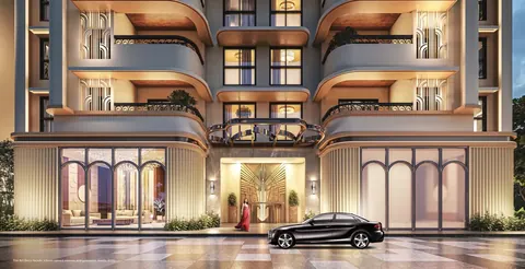 Lodha Sovrano — Tower entrance preview