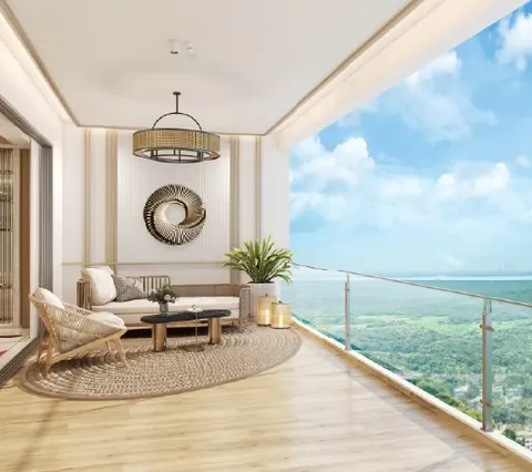 Lodha Elaris — · Balcony
