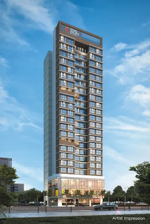 Ruparel Zion — Project elevation · illustration