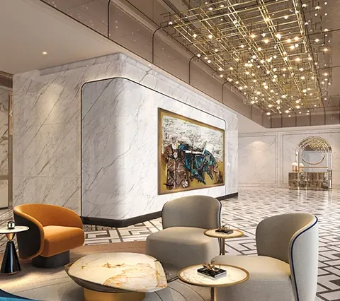 Lodha Malabar — · Entrance lounge