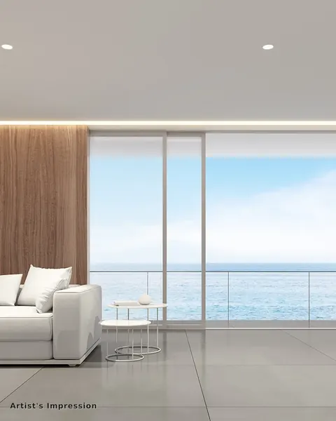 Rustomjee Ocean Vista — Living room preview