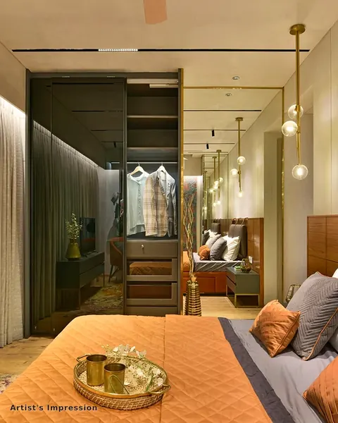 Rustomjee Seasons — Living room preview