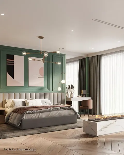 Rustomjee Crown — Bedroom preview