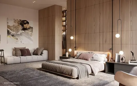 Rustomjee Parishram — Bedroom preview