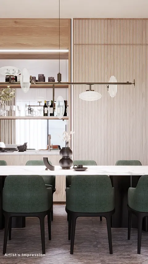 Rustomjee Parishram — Dining room preview