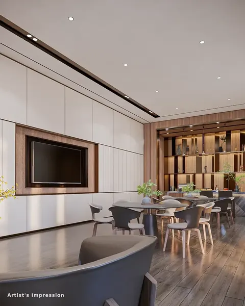 Rustomjee Panorama — Living and dining room preview