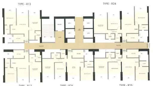 Floor Plan B3 Wing