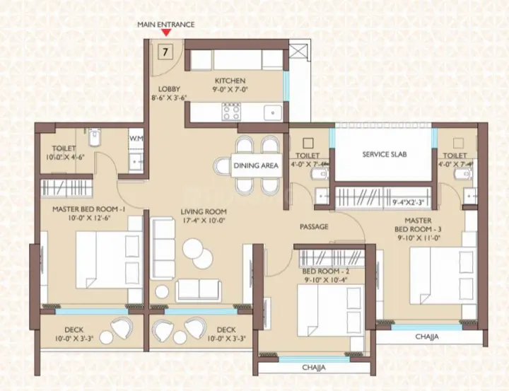 Published apartment layout