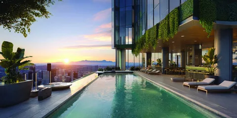 Fame Garden — Infinity pool concept — artist’s impression