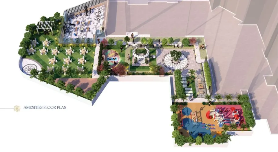 Ayodhya Cluster Plan for Amenties Floor plan