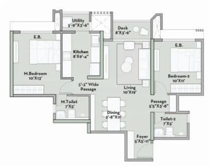 Published apartment layout